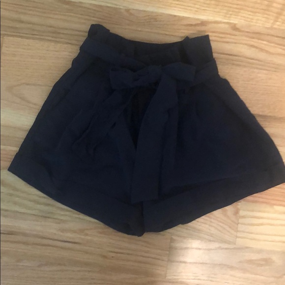 American eagle navy paper bag shorts - Picture 1 of 2